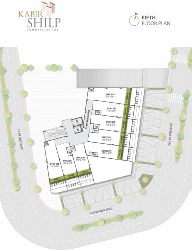  kabir-shilp A Cluster Plan For 5th Floor