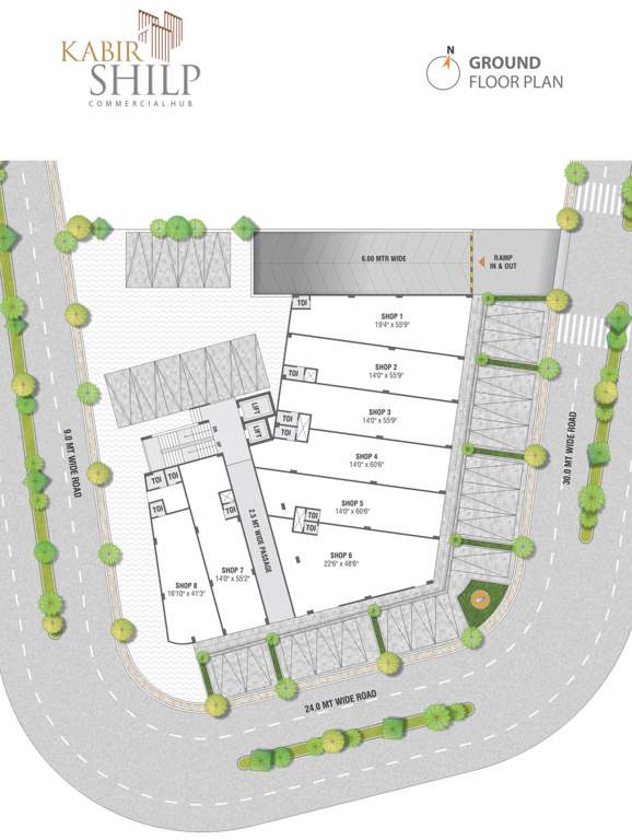  kabir shilp A Cluster Plan For Ground Floor