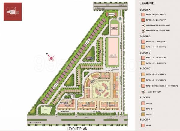  noida-world-one-phase-4 Layout Plan