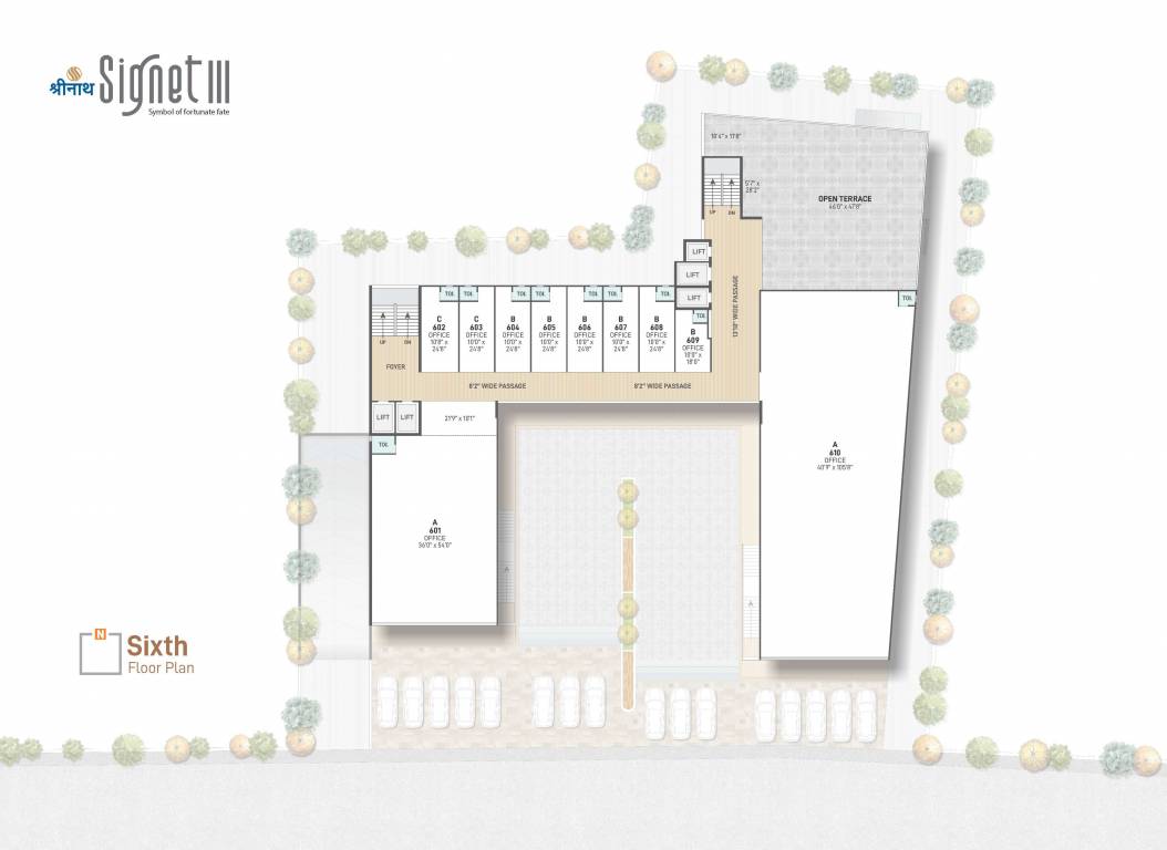  signet iii 1 Cluster Plan For 6th Floor