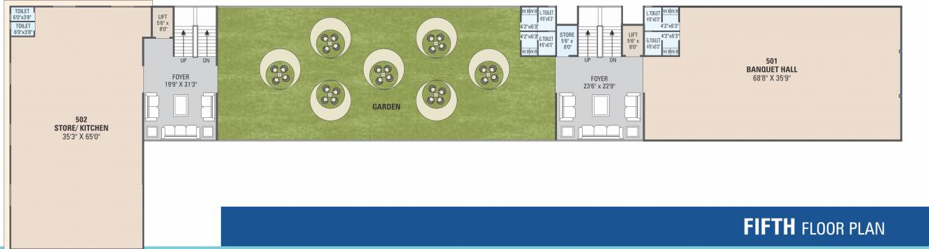  ishwar arcade A Cluster Plan For 5th Floor