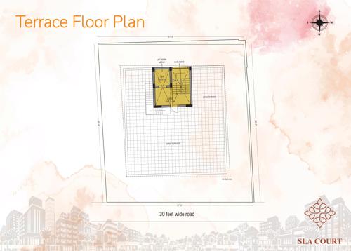  sla-court SLA Court Cluster Plan for Terrace Floor