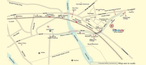  luxuria-estate-phase-commercial-block-h Location Plan