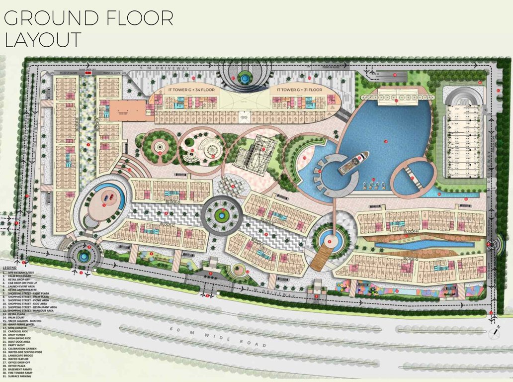 grandthum phase v Grandthum Phase V Cluster Plan for ground Floor