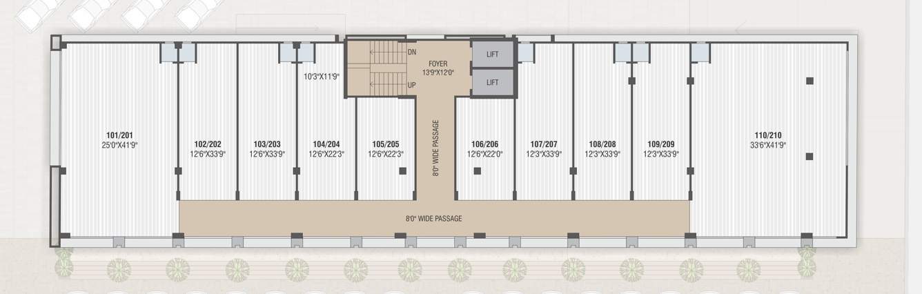  yash empire Yash Empire Cluster Plan From 1st To 2nd Floor