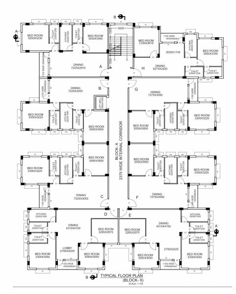  adi-guru-residency Block II Cluster Plan