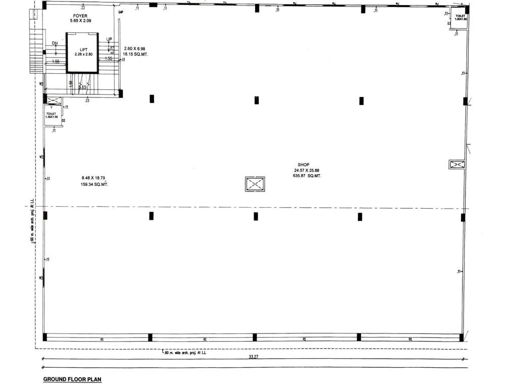  mann trade square Block A Cluster Plan For Ground Floor