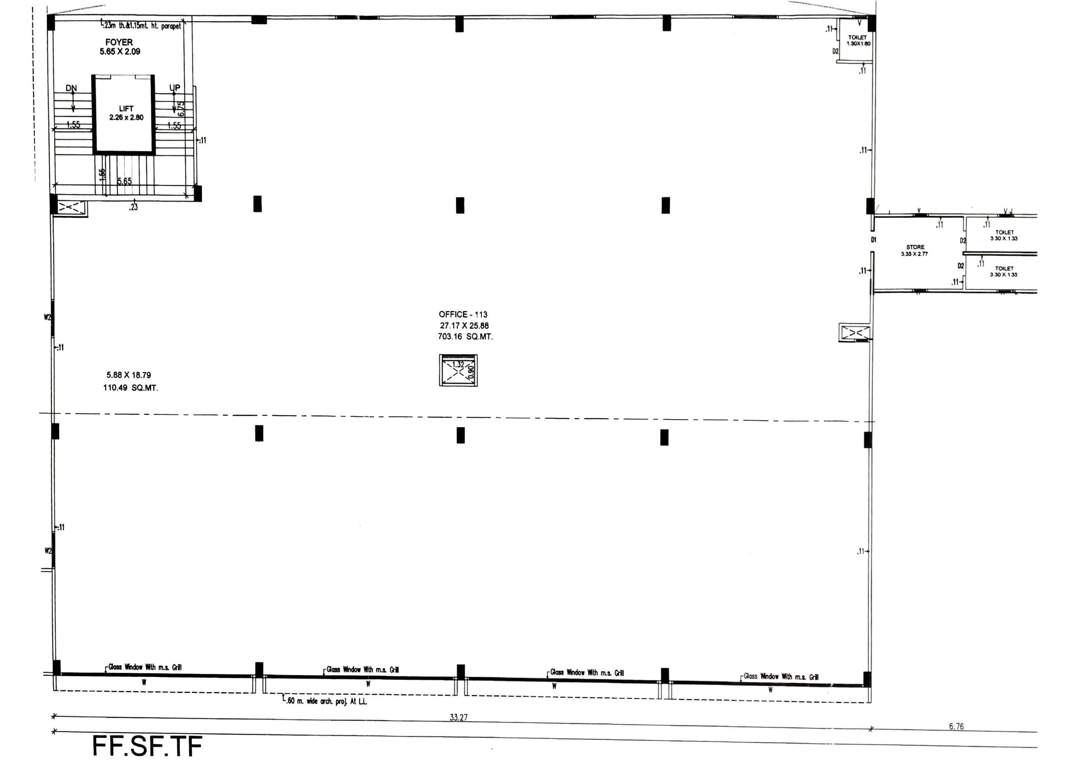  mann trade square Block A Typical Cluster Plan