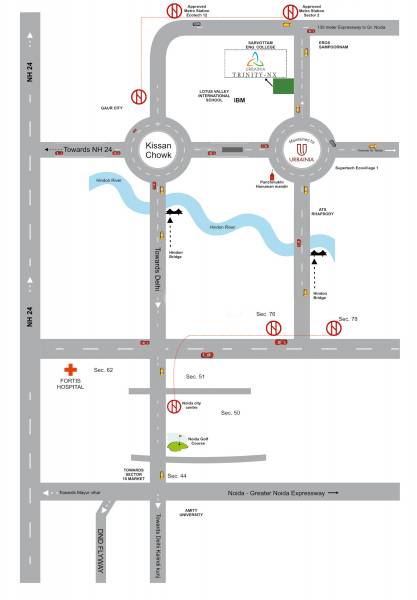Location Plan urbainia-trinity-nx-phase-1 Location Plan