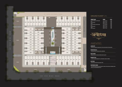 Ayodhya Textile Market Cluster Plan for ground Floor ayodhya-textile-market Ayodhya Textile Market Cluster Plan for ground Floor
