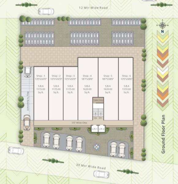  icon Icon Cluster Plan for ground Floor