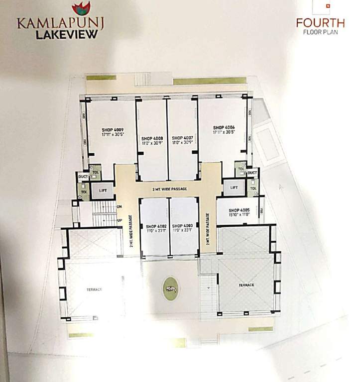  lakeview Kamlapunj Lakeview Cluster Plan For 4th Floor
