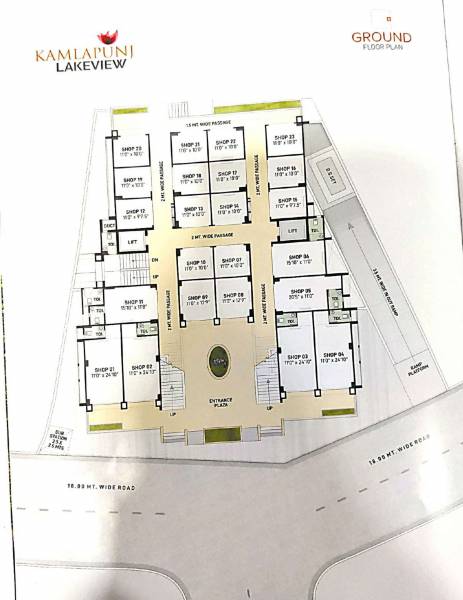  lakeview Kamlapunj Lakeview Cluster Plan For Ground Floor