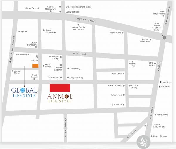  trimurti-anmol-lifestyle Location Plan