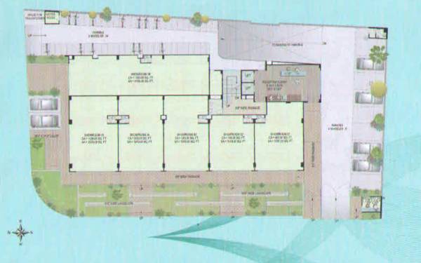 Blue Ski Commerce Square Cluster Plan for ground Floor blue-ski-commerce-square Blue Ski Commerce Square Cluster Plan for ground Floor