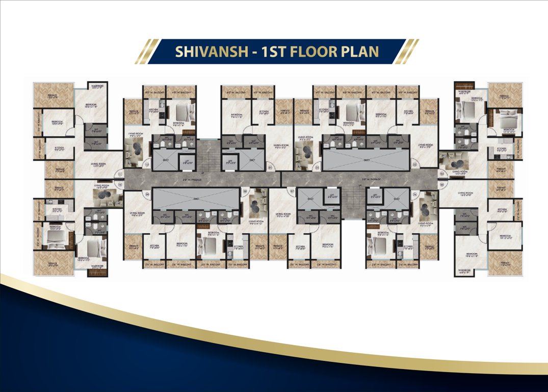  enclaves Mahadev Enclaves Building No 01 Cluster Plan