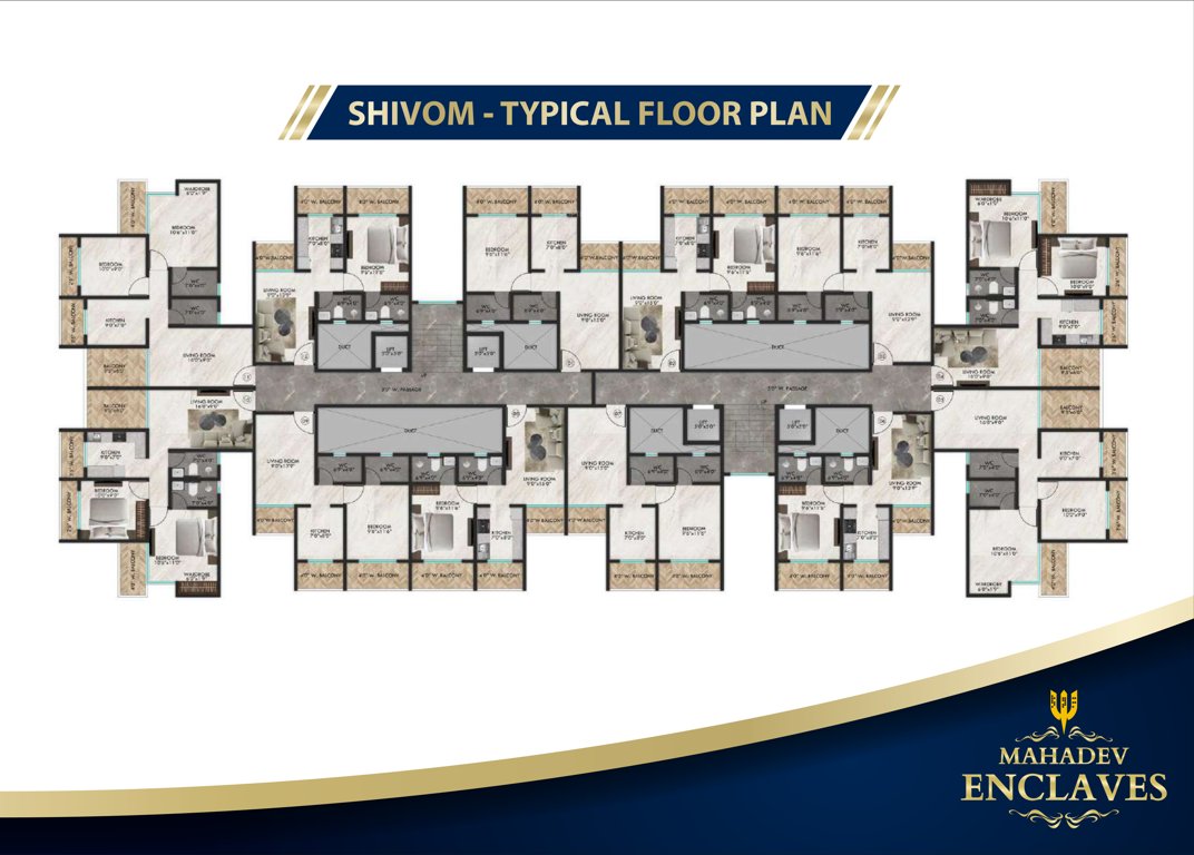  enclaves Mahadev Enclaves Building No 02 Cluster Plan
