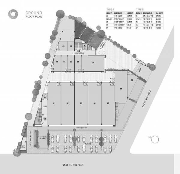 Wing A Cluster Plan for ground Floor business-centre Wing A Cluster Plan for ground Floor