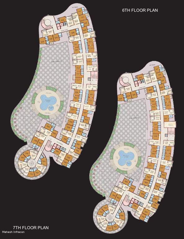  crescent mall and heights Crescent Mall And Heights Cluster Plan for 7th Floor