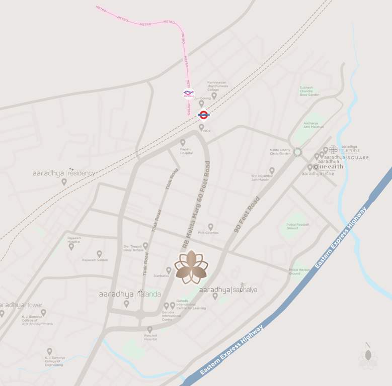  aaradhya one park Location Plan