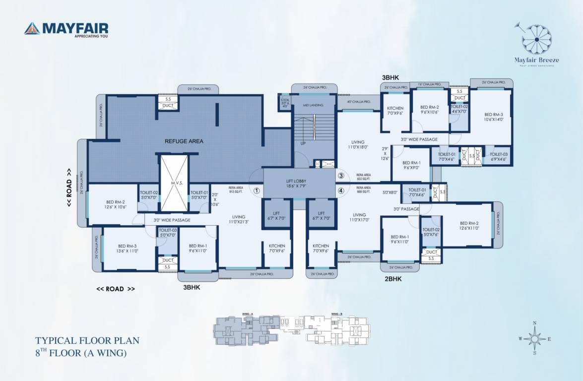  breeze Wing A Cluster Plan