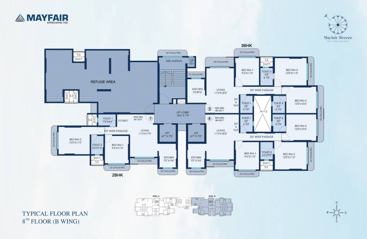  breeze Wing A Cluster Plan