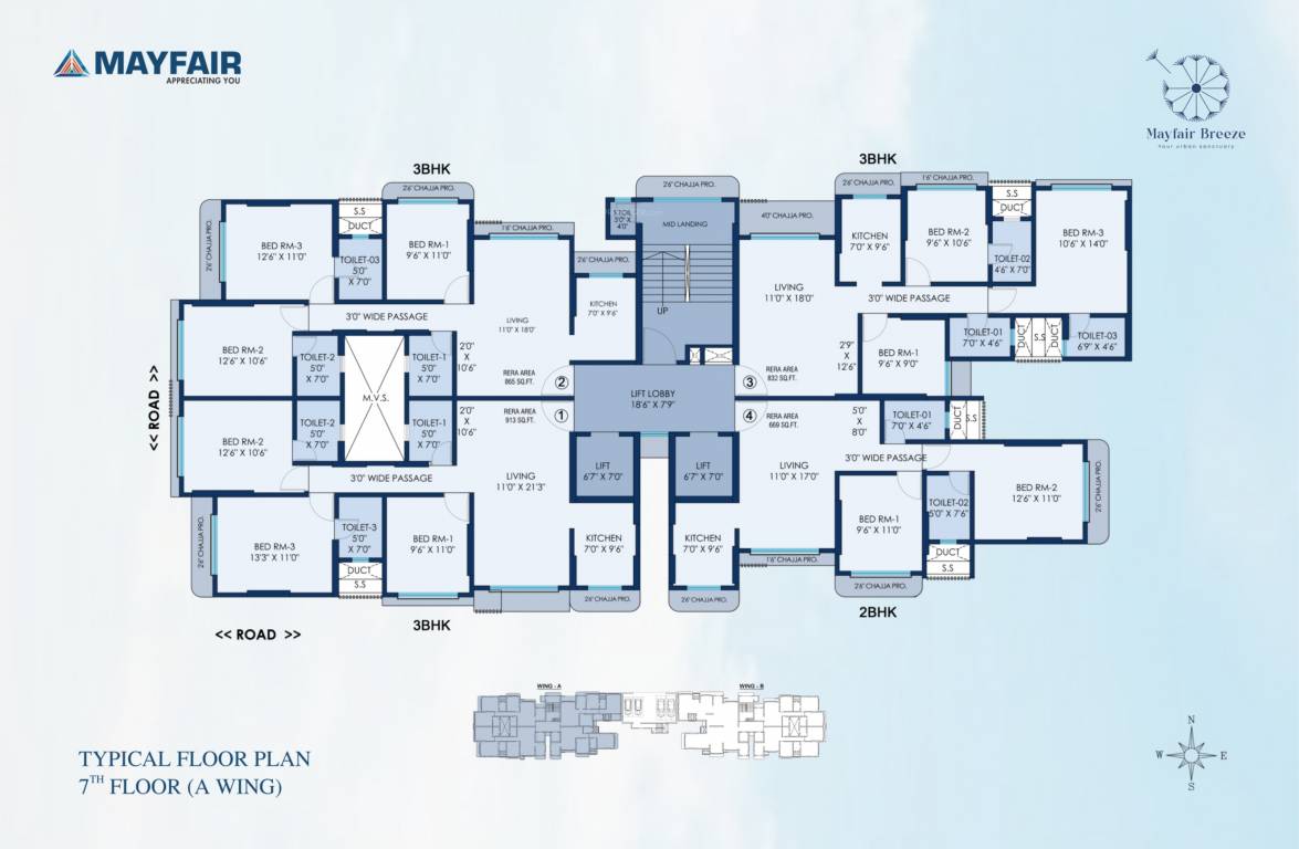  breeze Wing A Cluster Plan