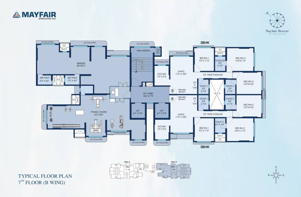  breeze Wing A Cluster Plan
