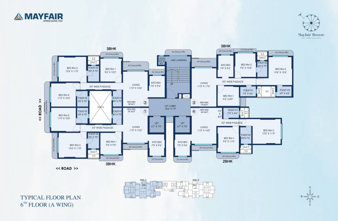  breeze Wing B Cluster Plan