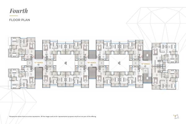  shiv-crystal Shiv Crystal A Wing Cluster Plan