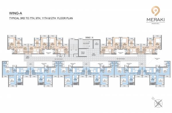  9-meraki Wing A Cluster Plan