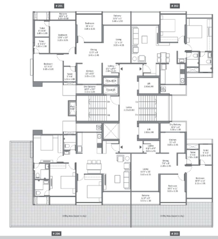  magnus phase 3 C Wing Cluster Plan For 2nd Floor