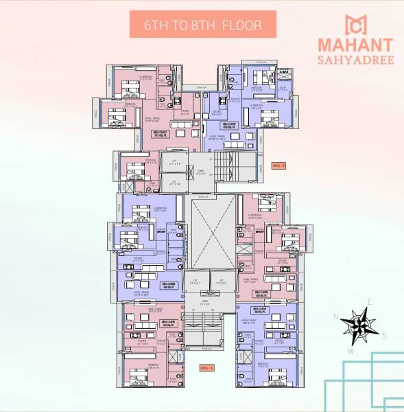  sahyadree A Wing Cluster Plan
