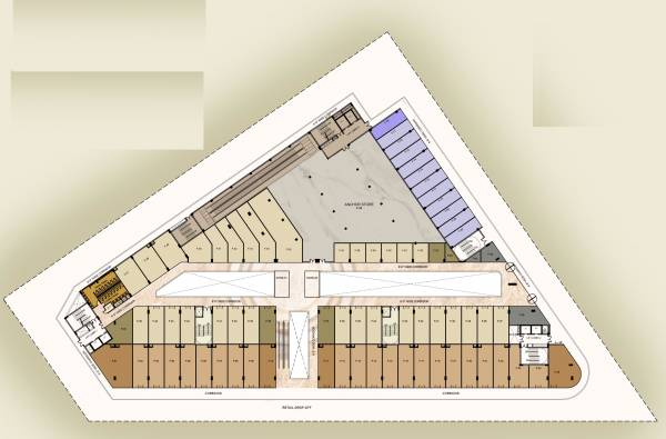  centra Block A And B Cluster Plan For 1st Floor