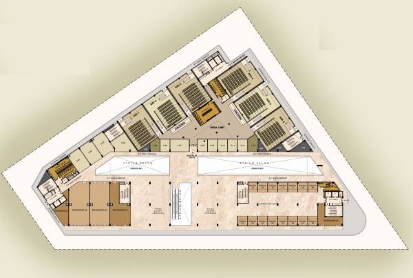  centra Block A And B Cluster Plan For 2nd Floor