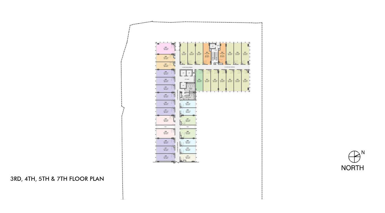  park signet phase 2 Park Signet Phase 2 Cluster Plan from 3rd to 7th Floor