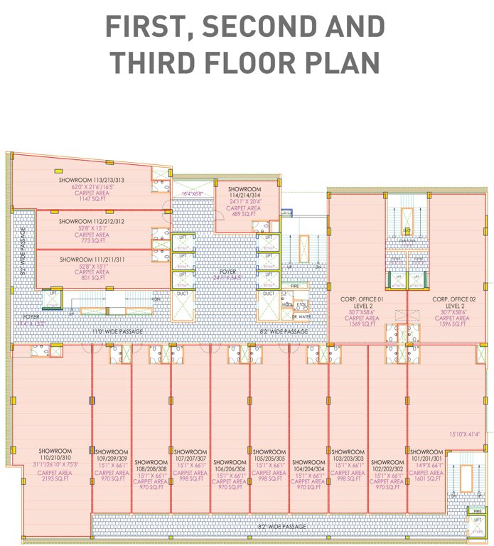  anam 2 1 Cluster Plan From 1st To 3rd Floor