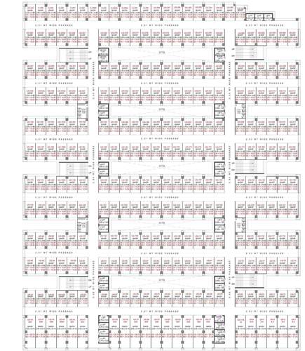  united-textile-market United Textile Market Cluster Plan for Typical Floor