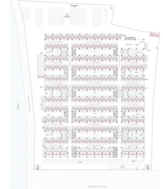  united textile market Layout Plan