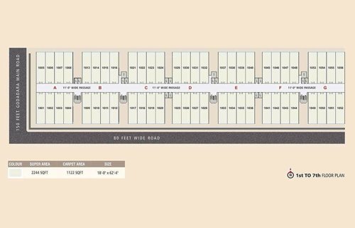  textile-market-phase-1 Textile Market Phase 1 Cluster Plan for Typical  Floor