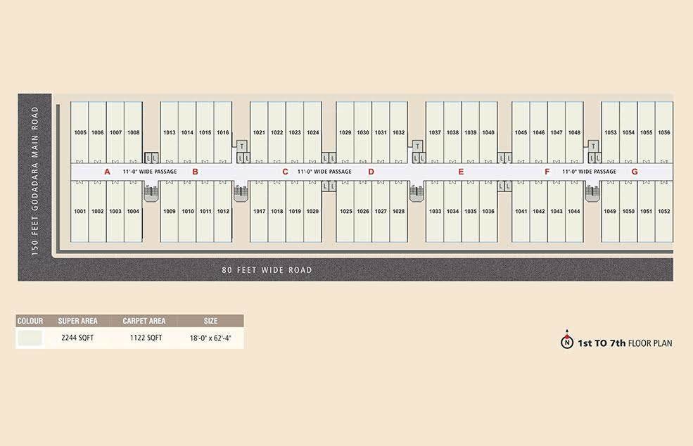  textile market phase 1 Textile Market Phase 1 Cluster Plan for Typical  Floor
