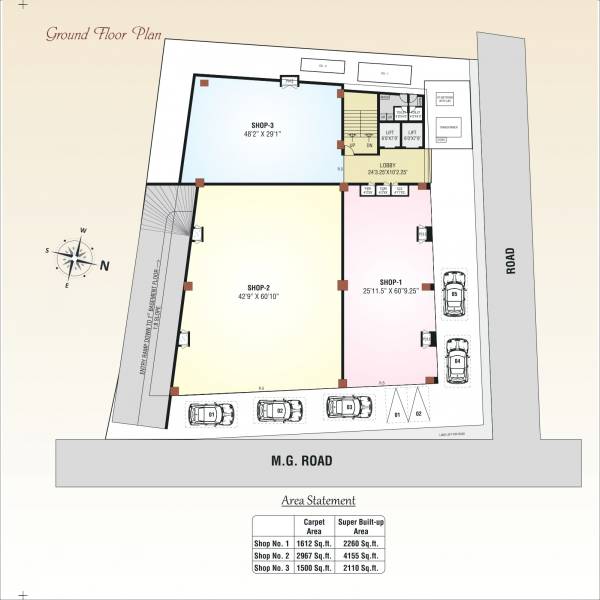  city-square City Square Cluster Plan for ground Floor