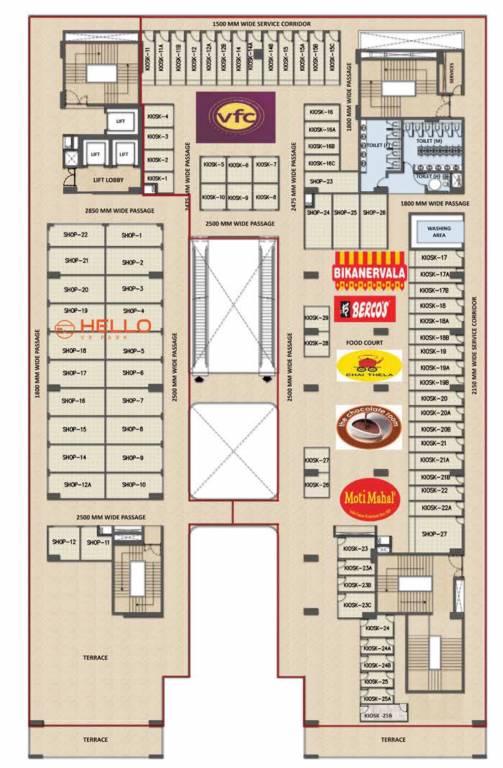  infinity Infinity Cluster Plan For 3rd Floor