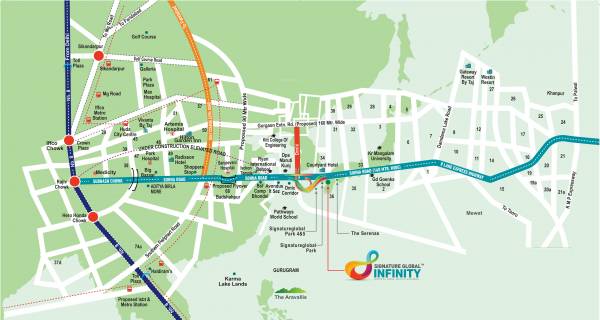  infinity Location Plan