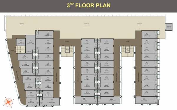  tatva-elegance Block  A Cluster Plan For 3rd Floor