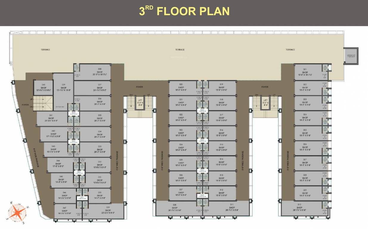  tatva elegance Block  A Cluster Plan For 3rd Floor
