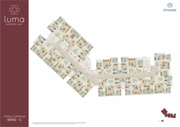 dynamix-luma Tower 3 Cluster Plan for Typical Floor