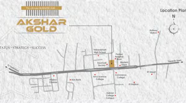  akshar-gold Location Plan