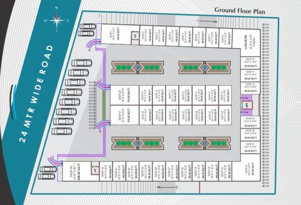 Aura Ground Floor Cluster Plan aura Aura Ground Floor Cluster Plan