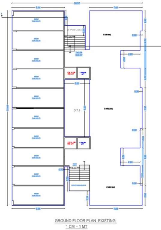  radha kishan residency  A Cluster Plan For Ground Floor